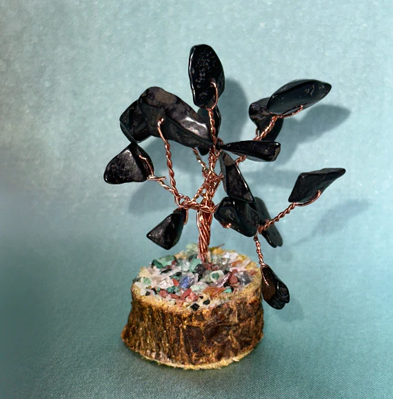 Black Tourmaline Mini Tree (5.5Cm)