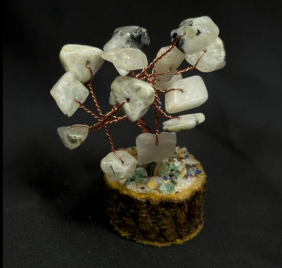 Black Rulite Mini Tree (5cm) - Abhimantrit